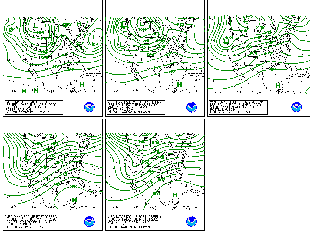 500 MB FCST